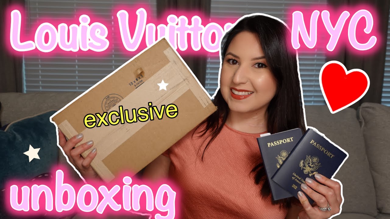 【世界を巡る、その手元に】LV Passport Cover カードケース 💖 🗽 Louis Vuitton NYC 57 Ave Exclusive Unboxing of LV
