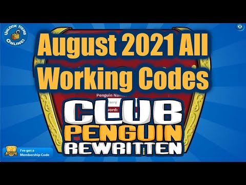 August 2021 All Working Codes | Club Penguin Rewritten | Legacy