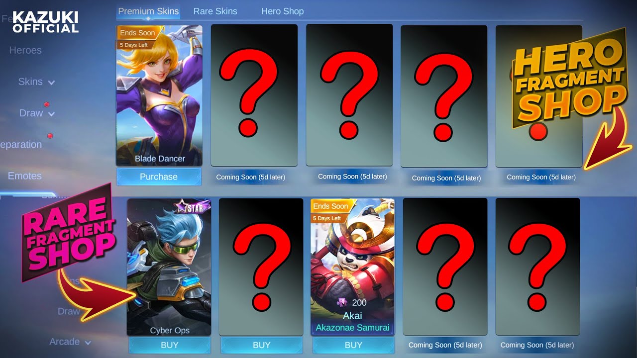 UPCOMING FRAGMENT SHOP UPDATE IN THE MONTH OF MARCH - YouTube