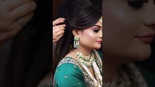 Bridal Makeup | Amazing Bridal Makeover bridal shorts makeup ytshorts