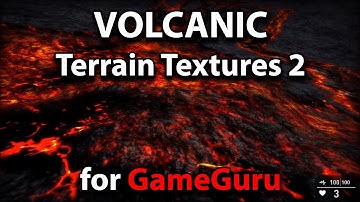 Volcanic Terrain Textures 2 for GameGuru