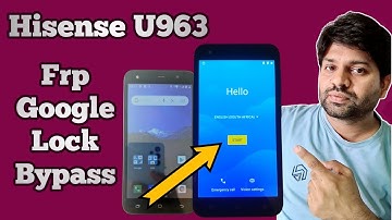 Hisense U963 Google Lock | Frp Bypass Hisense U963 | Remove Gmail Acc U963 | The Cellphone