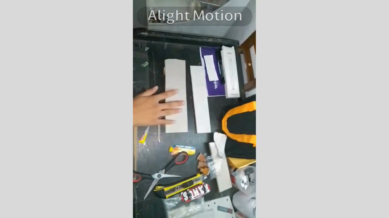 if you can't afford fingerboard obstacle bench budget 0$