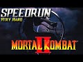 🔴BORA RECUPERAR! SPEEDRUN EM BUSCA DO WORLD RECORDE MORTAL KOMBAT 2 (VERY HARD) NHPT