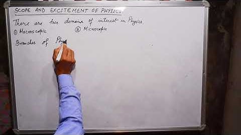 Scope and Excitement of Physics