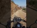 4K POV dangerous sharp curve road