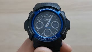 Как изменить время на Casio G Shock Hand Аналогово-цифровой и часовой пояс