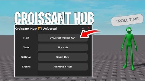 [NEW] Croissant Hub Script Universal Over 10+ Scripts (OP) - Hydrogen/Fluxus/ArceusX/Delta/VegaX