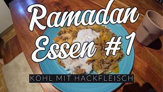 Ramadanessen: Weisskohl mit Hackfleisch (Malfuf)