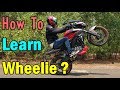 How To Learn Wheelie - Easy 3 Step Tutorial in Hindi #withme