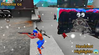 Free🔥fire || #3 🎬headshots highlights || phoenix os || The King👑 screenshot 5