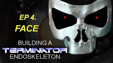 EP4-Face. Terminator T800 working robot