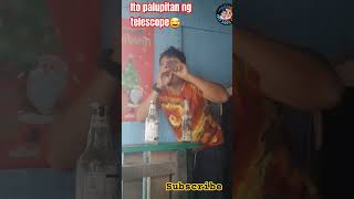 Ang Malupet Na Telescope 😂 #Funnyshorts #Justforfun #Shortvideo #Entertainment #Joeysacil