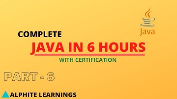 JAVA Tutorial for Beginners Part - 6 | JAVA Programming | Complete Beginners Tutorial