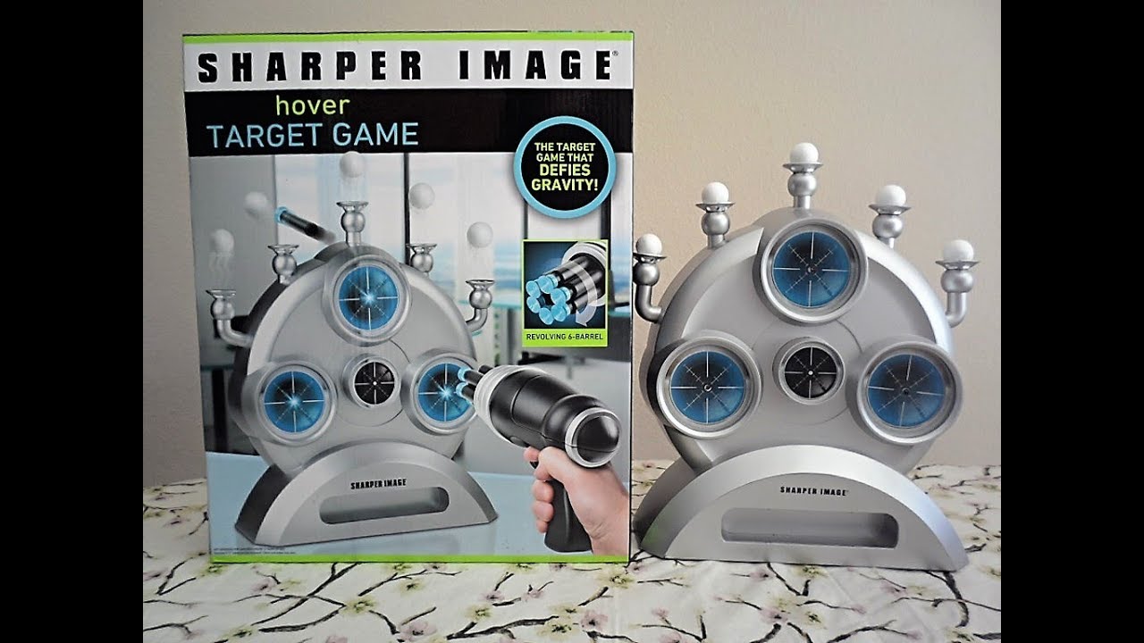 sharper image hover ball target game