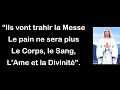 La messe le pain ne sera plus le corps le sang lme et la divinit notre dame danguera 14 mai