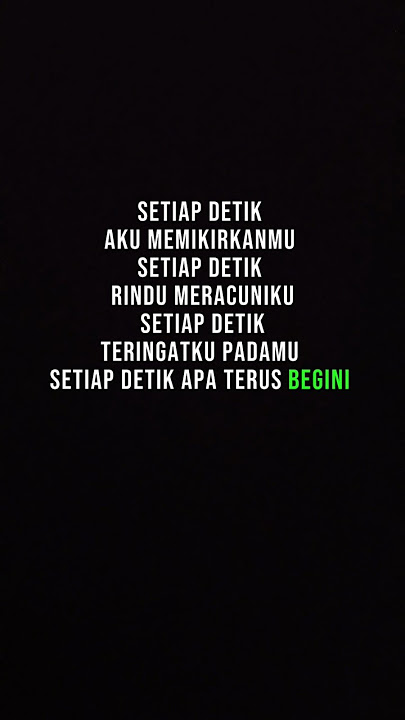 setiap detik aku memikirkan mu  #hijaudaun #setiapdetik #shorts #short #liriklagu #story