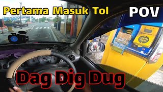 #TUTORIAL MENGEMUDI - Pertama Kali Belajar Mobil di Tol | PEMULA