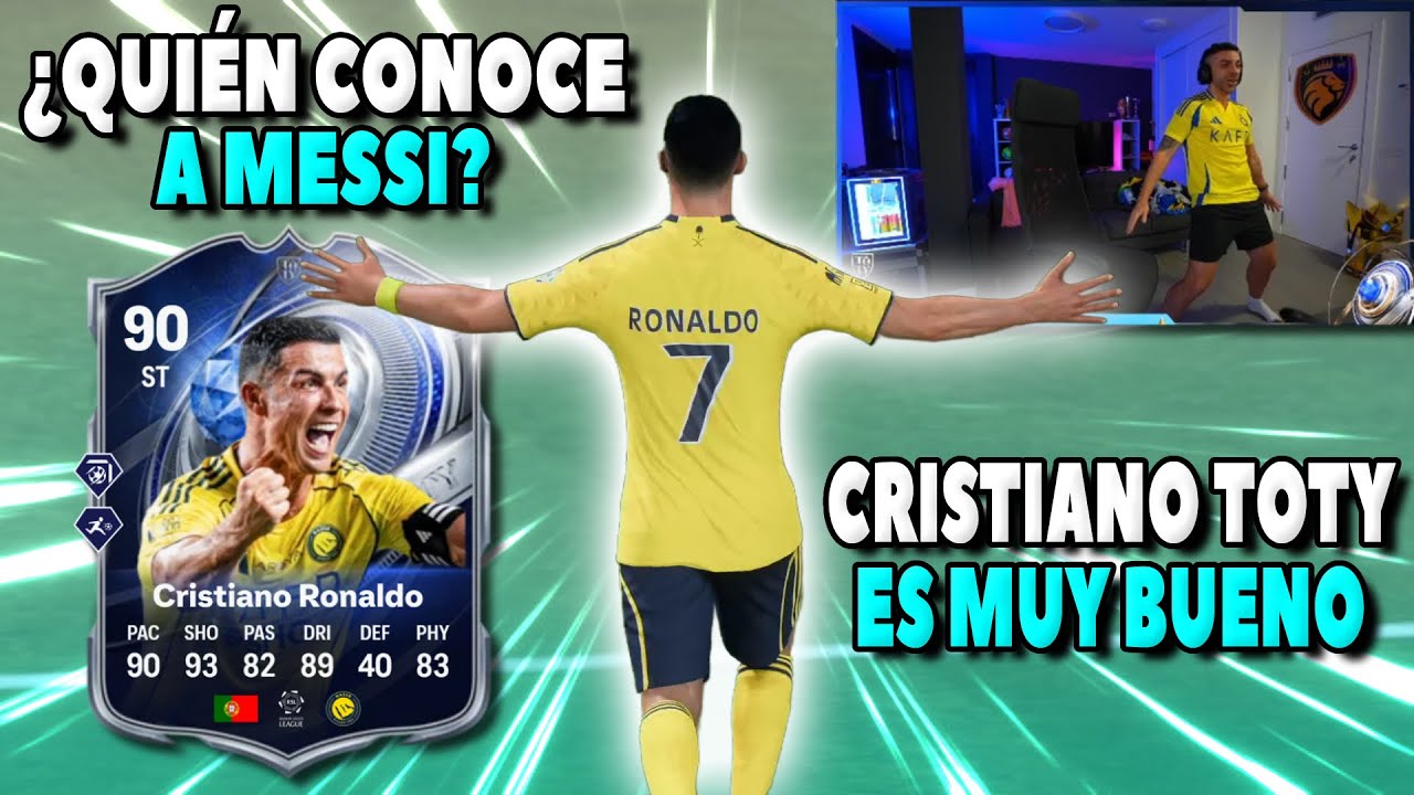 DjMaRiiO JUEGA su PRIMER PARTIDO con CRISTIANO RONALDO TOTY en FUT CHAMPIONS FC 26