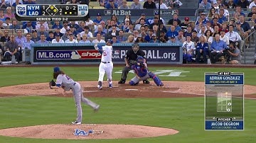 NYM@LAD Gm5: deGrom K