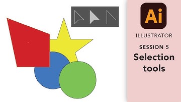 Adobe Illustrator: How to use the selection and direct selection tools
