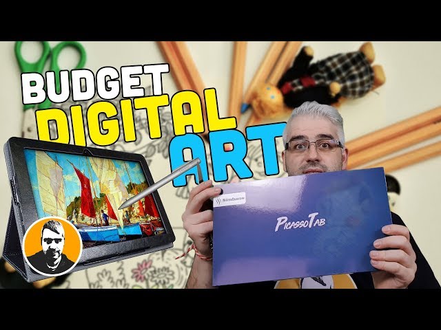 DIGITAL ART ON A BUDGET 🖊🎨  Simbans Picasso Tab Unboxing + Review 