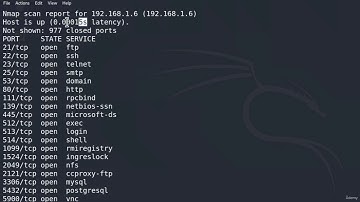 Different Nmap Scan Types