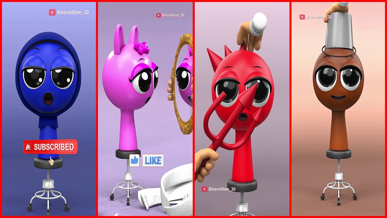 OMG! Sprunki Characters Are Acting Weird 😱😂