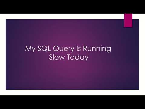 Oracle SQL Tuning Interview Question 1 - My SQL Query Is Running Slow Today