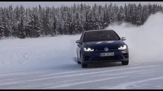 How to drift on snow and ice with Volkswagen Experience Chief Instructor on Golf R - Autogefühl