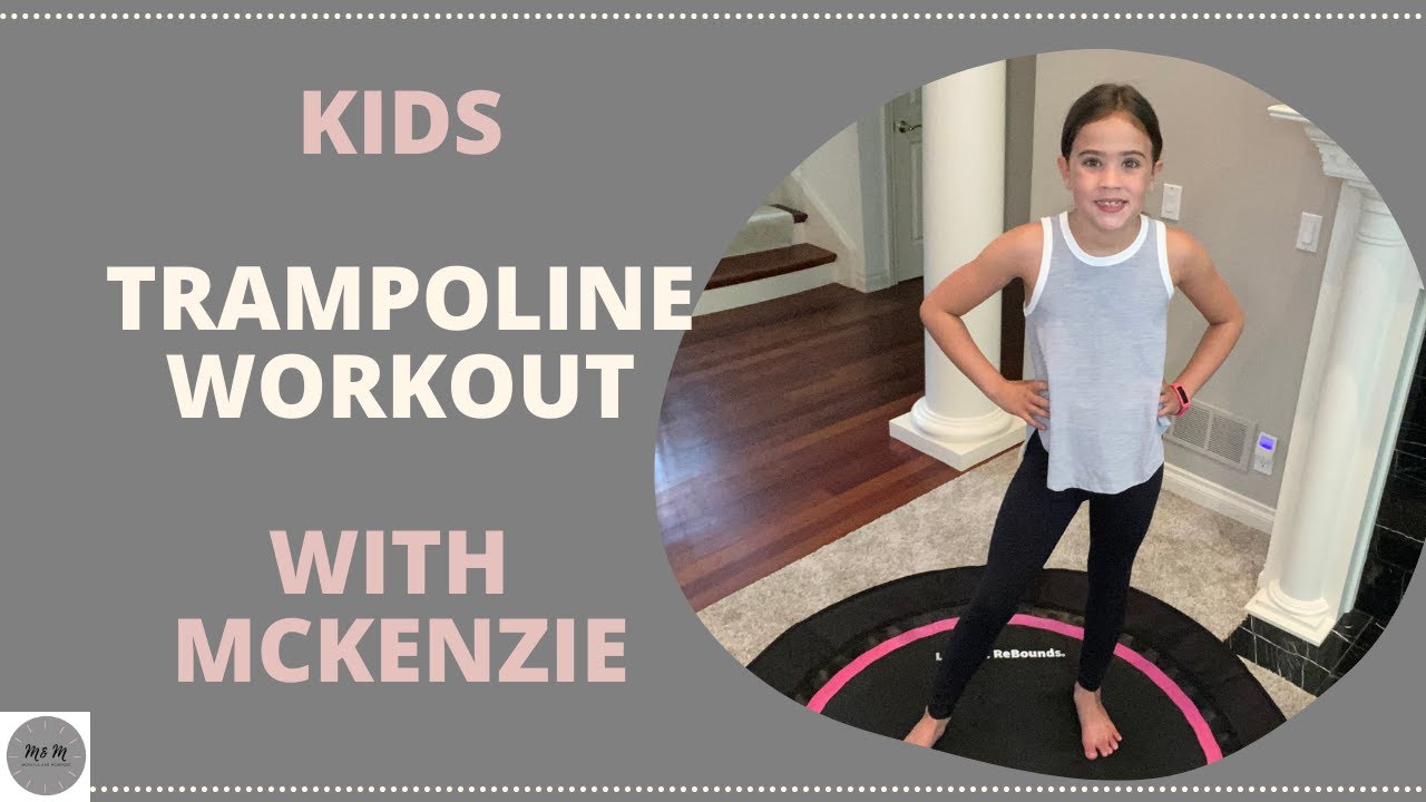 Trampoline Workout for Kids by Kids | 6 MIN Kids REBOUNDING WORKOUT
