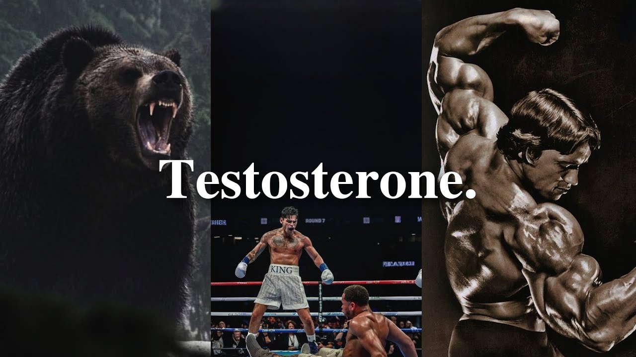 Testosterone: Forged in Pain, Born to Dominate.
