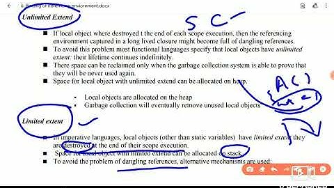 5. Binding of referencing environment