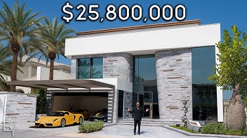 Touring a $25M Dubai Waterfront Mansion Designed by Pininfarina!