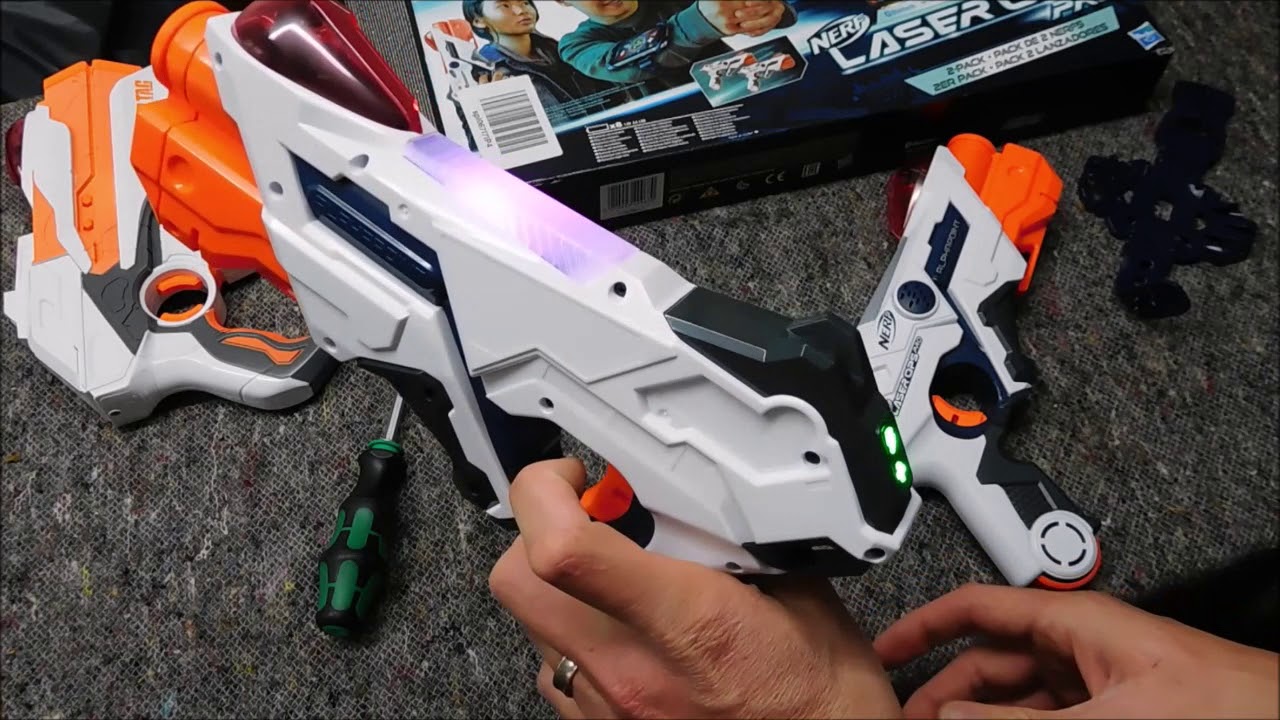 youtube nerf laser ops