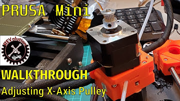 Prusa Mini - Adjusting the X-Axis Pulley Walkthrough