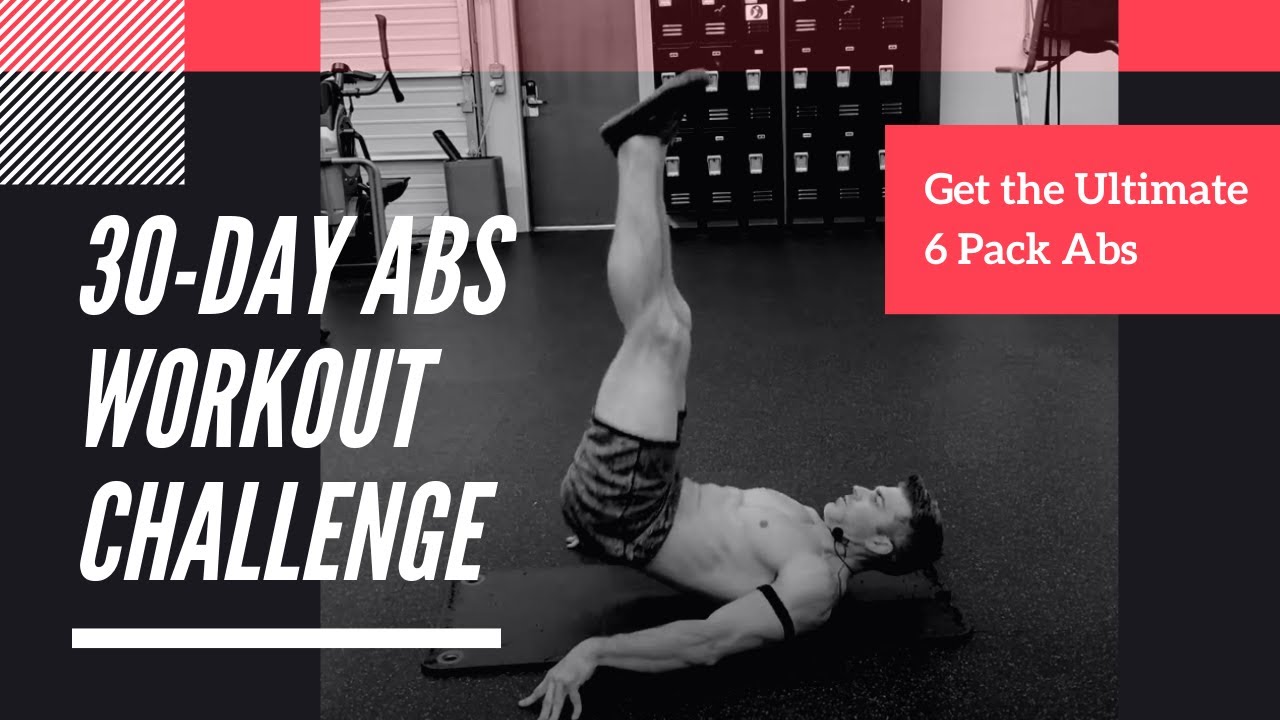 Ab 30 Day Workout Challenge at Home for Six Pack Abs Day 6 / 30 - YouTube