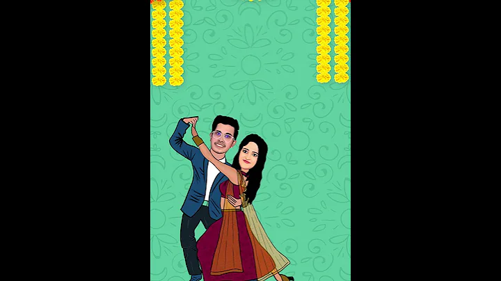 Best Couple Caricature Wedding Invite | Save The Date | Animated Video!