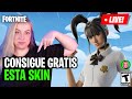 NUEVA SKIN GRATIS EN FORTNITE ❤ LAVALKIRIA 🖤 #epicpartner
