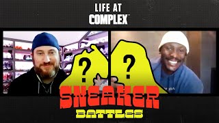 Josh Luber of StockX vs Charlotte Hornets Bismack Biyombo in a Sneaker Battle | #LIFEATCOMPLEX