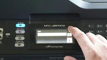 Brother MFC-J6910DW: How to Reset Network Settings on Printer
