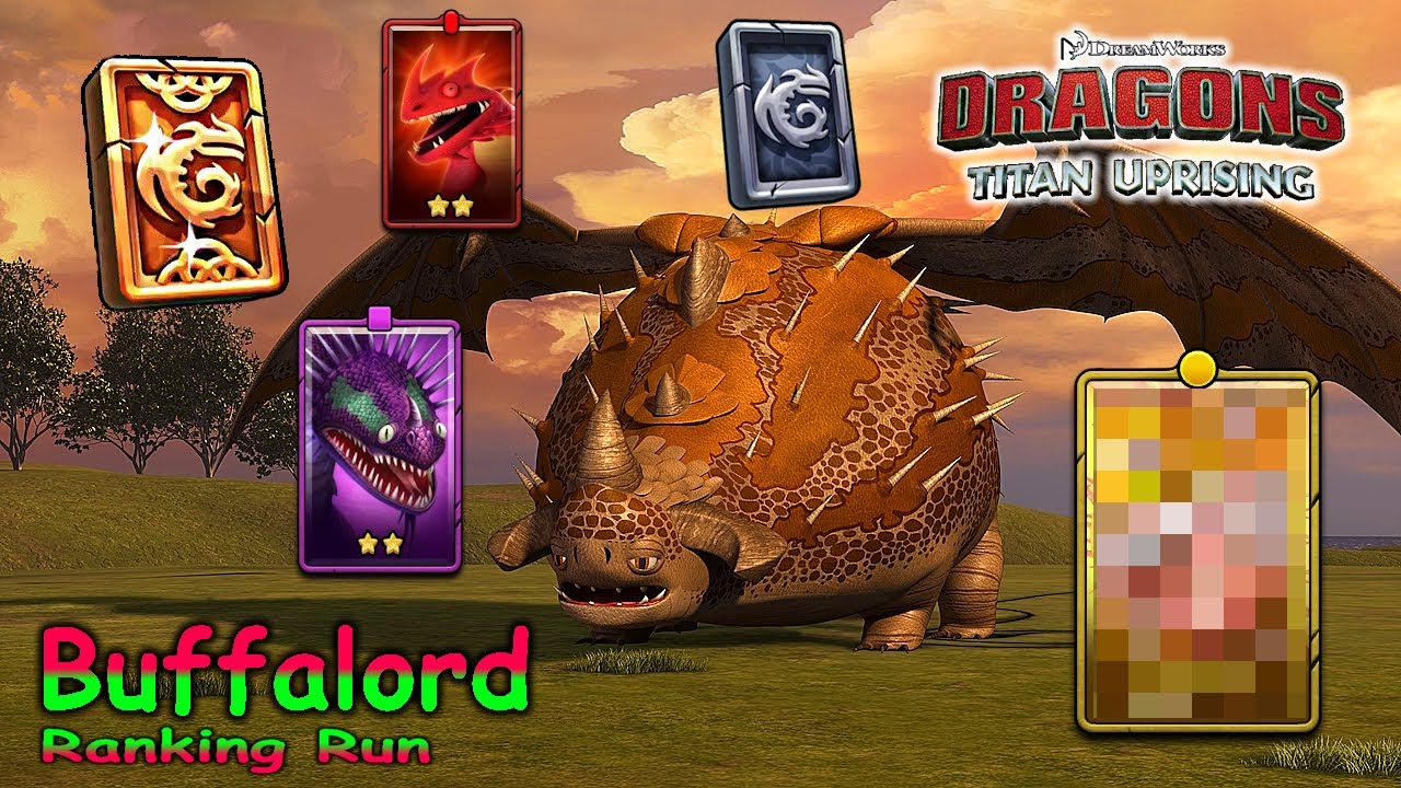 Dragons: Titan Uprising / Buffalord Ranking Run / Full Battle / BP 8600 ...