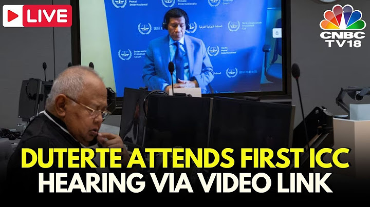 Rodrigo Duterte News LIVE: Duterte Attends First ICC Hearing Via Video link | Philippines | N18G