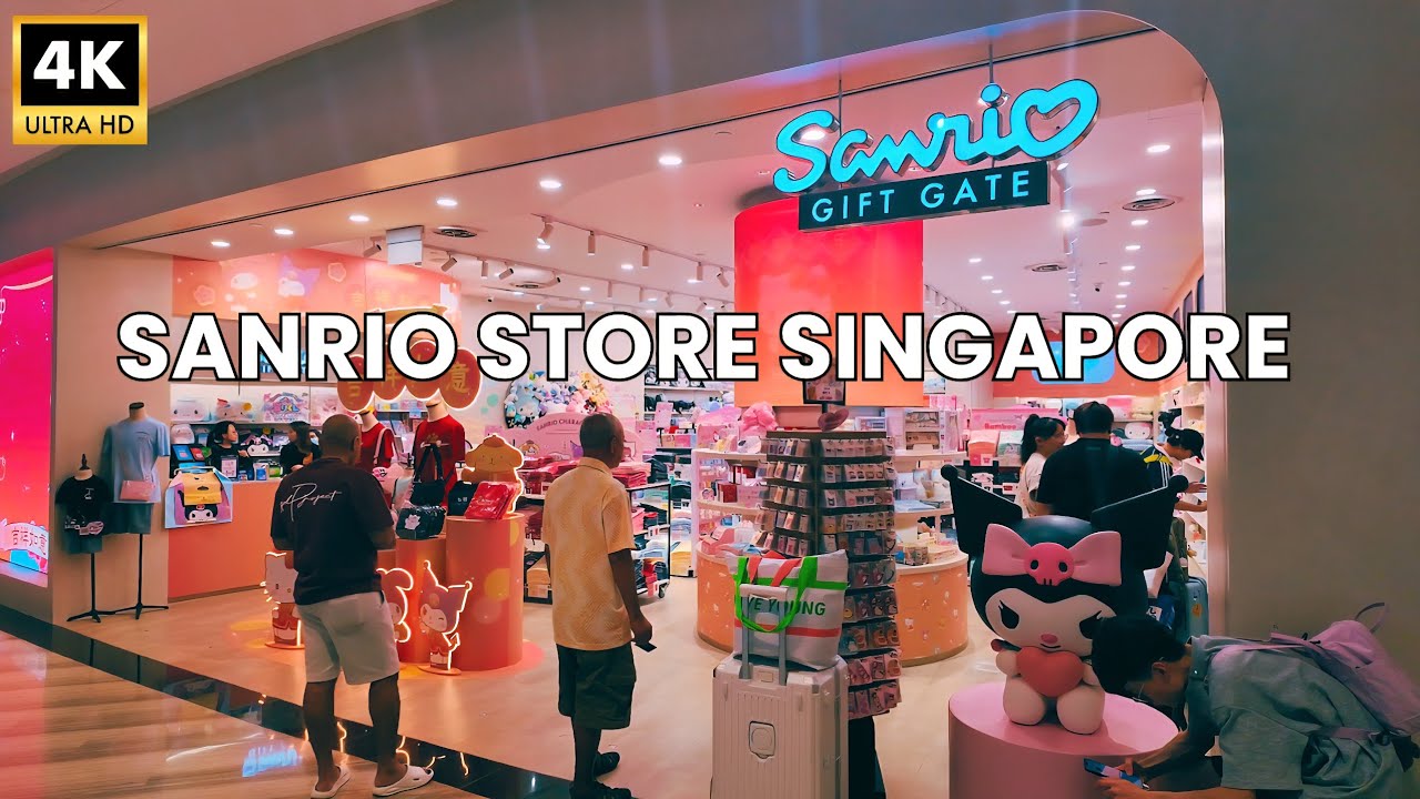 Sanrio Gift Gate Singapore FULL Tour at Jewel Changi Airport [4K]
