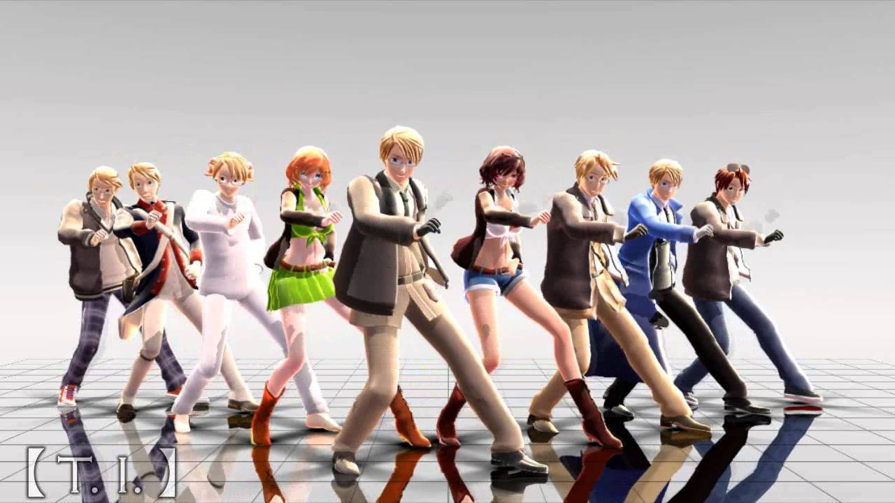 america mmd model