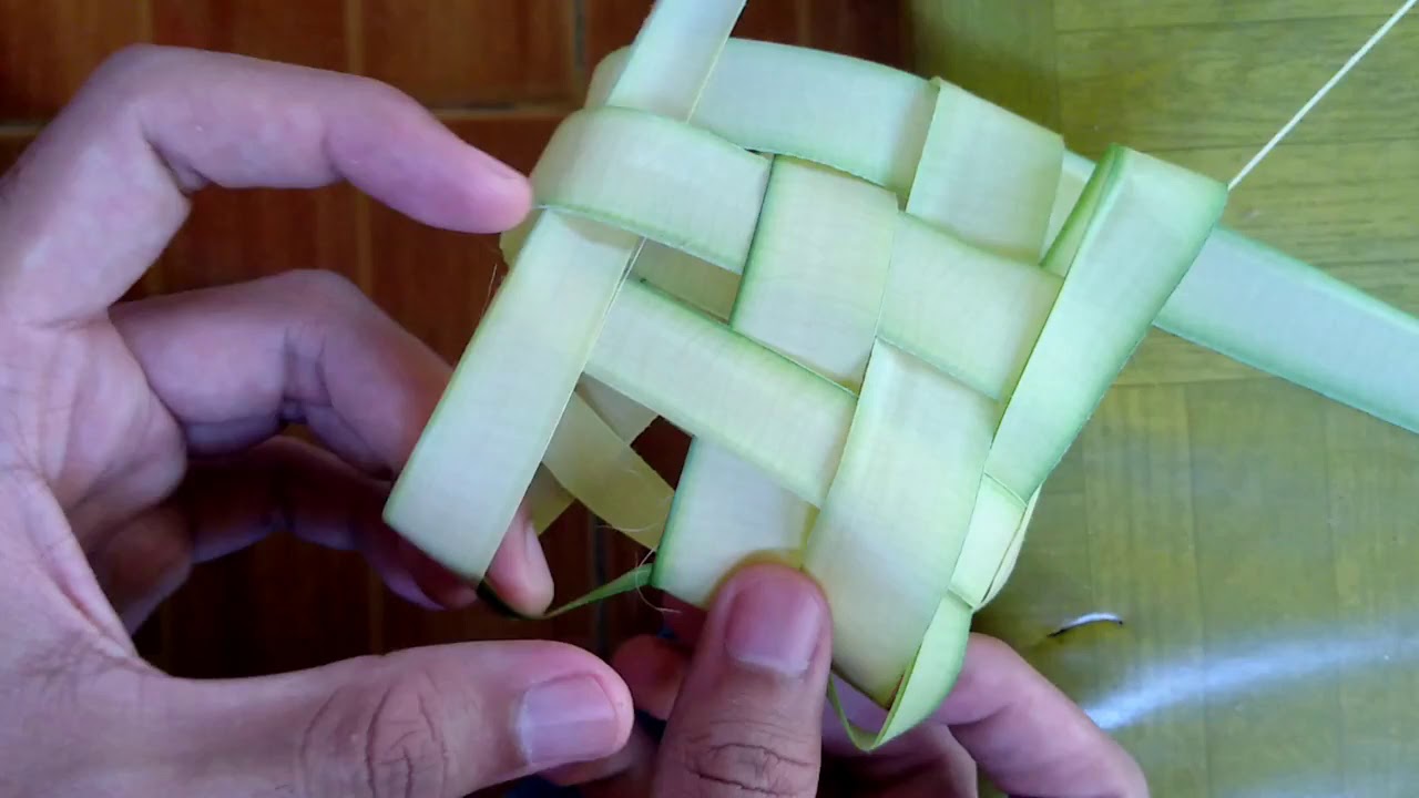 Cara Membuat Anyaman Ketupat Lebaran YouTube