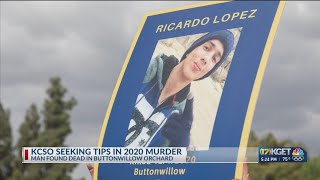 KCSO asks for help to solve 2020 killing