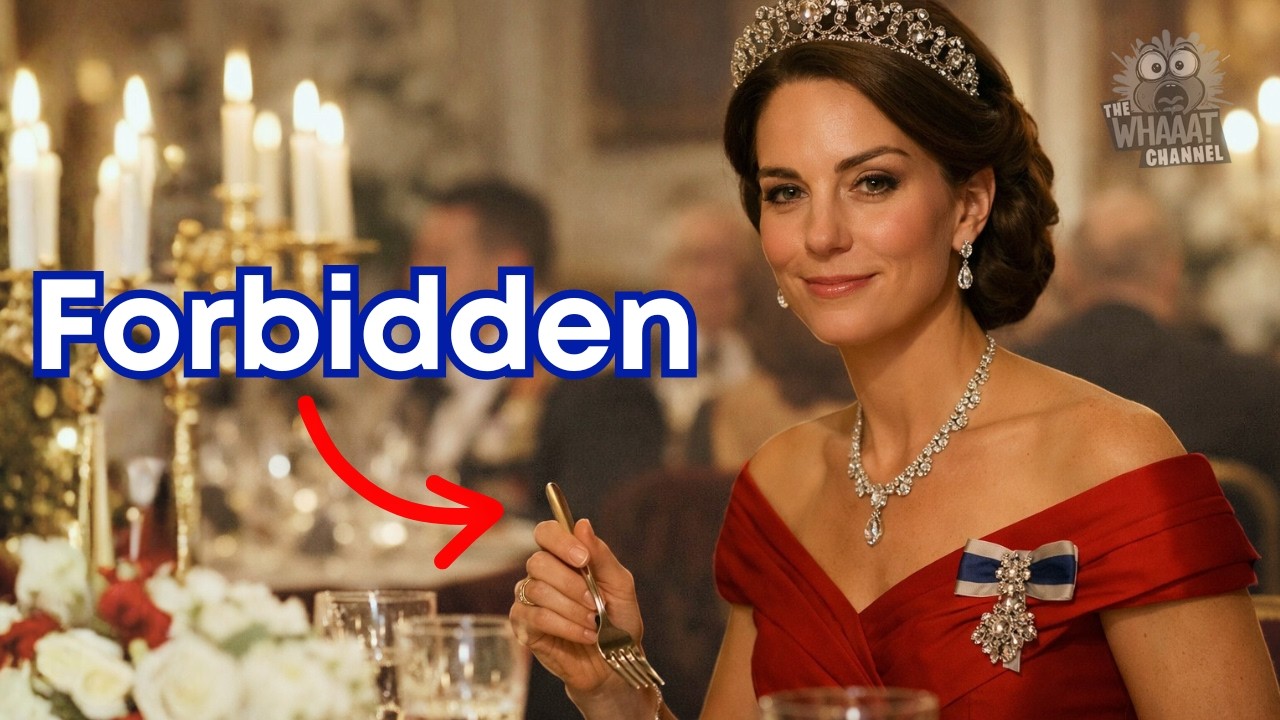 What Princess Catherine Is Never Allowed to Do at Formal Dinners