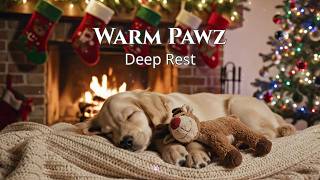 Complete 12-Hour Golden Paw Serenity HD: Fireplace Ambience + Music