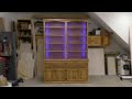 Building an office cabinet with led lighting